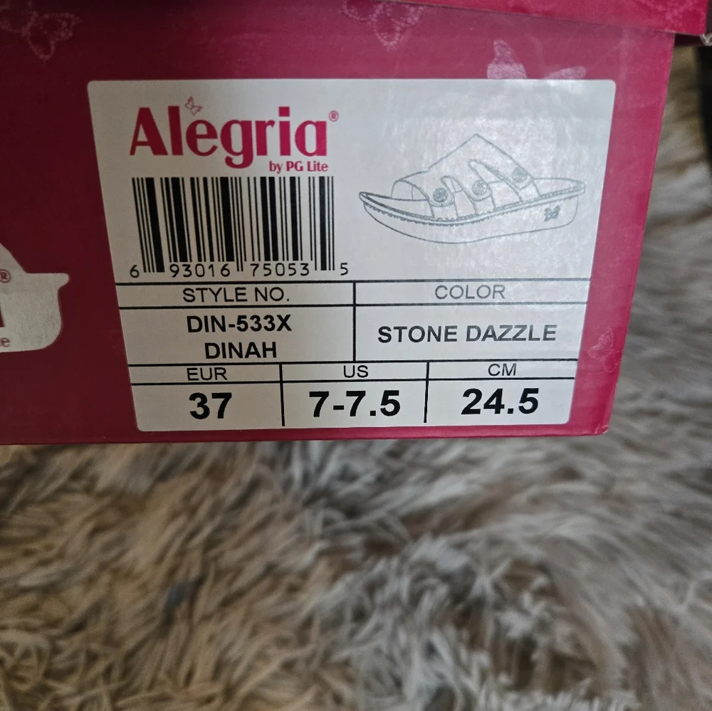 Alegria Stone Dazzle Sandals - Picture 3 of 7